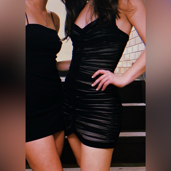 BCBGMaxAzria Dresses & Skirts - BCBGMaxAzria Black Mini Dress